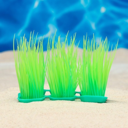 The artificial aquarium, luminous plant, 9 cm, green