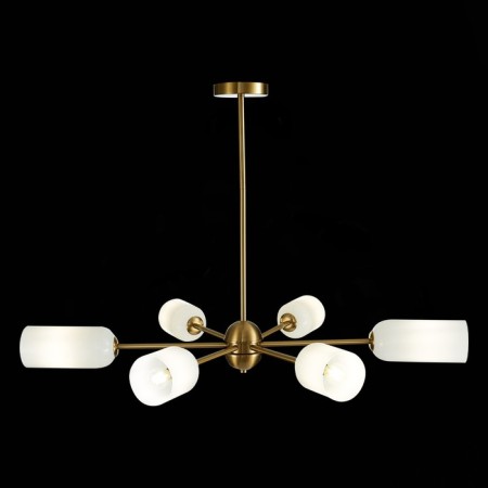 Ceiling Ceiling ST LUCE. SL1180.202.06. Treviso. 6x40 W, E14, 100x100x65 cm, golden color-6