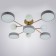 Almony Causenge 5XLED 176W 3000-6000K 4xg4 with a white-gold 84x84x17 cm Bayerlux