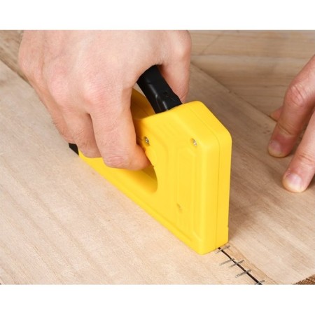 Construction Stapler Deli DL238002 147064, type of bracket 53, 4-10 mm, brackets 400 pcs.-2