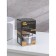 Liquid soap dispenser on Savanna "Geometric" stand, 250 ml, white color