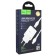 Network charger Hoco N1, 1 USB, 2.4 A, Type-C-USB cable, 1 m, white