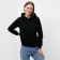 Feminine sweatshirt, black color, size 48