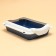 Medium toilet with 36 x 26 x 9, blue/white