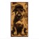 Wooden backgammon with checkers, board game "Dog", 40 x 40 cm