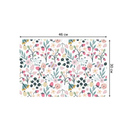 A set of napkins for setting the table "Oution Field", rectangular, rounded edges, size 30x46 cm, 4 pcs-2