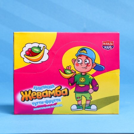 Chewing candy "Hooligan Zhevamba" Tutti-Fruti, 12 g-3