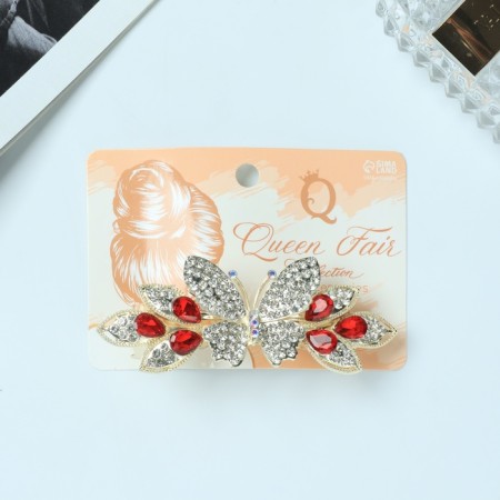 Hair hairpin "Aelita" butterfly, 9 cm-2