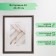 Photo frame Plastic "Mira" 40x50 cm brown (plastic screen)