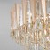 Coda chandelier, 9x60W E14, color gold
