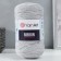 Ribbon yarn 40% polyester, 60% cotton 125m/250g (756 silver)