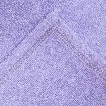 Set for bathing crumbs I (ocorous towel 85*85 ± 2cm, towel 40*55cm, mittens), lilac color-8