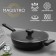 Pan Magistro Warrior, D = 28 cm, h = 7.5 cm, with a glass cover, a Soft-Touch handle, anti-stick coating, induction