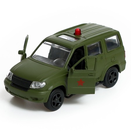 Metal machine "UAZ Patriot. Army ", inertia, 1:50-3