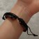 Bracelet Skin "New Day" Best Friends Forever, Black Color, 8 cm