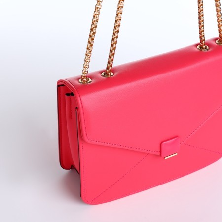 Female bag on a magnet, small size, pink color-4