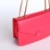 Female bag on a magnet, small size, pink color