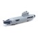 Game set "Submarine", shoots rockets, mobile elements, color light gray