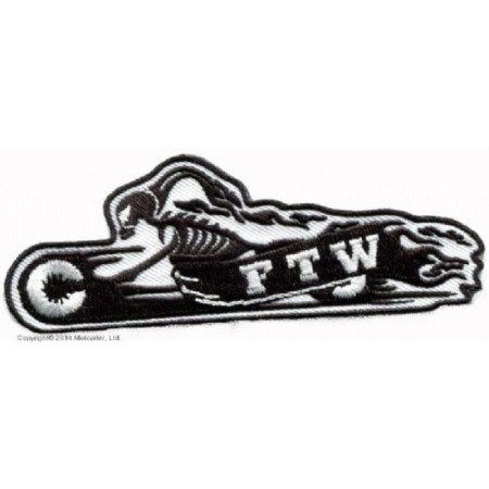 Skeleton-Motorcyclist strip