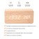 Clock - an alarm clock electronic "digit" desktop with a thermometer, wooden, aaa, USB