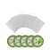 Feet Napting - Herbal Generation "Wormwood and Mint", set of 5 pcs