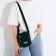 Youth bag with zipper, external pocket, green color