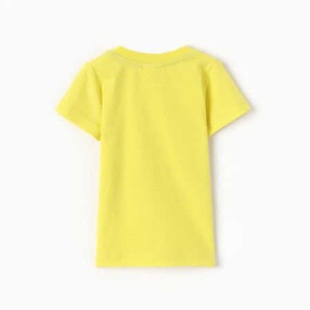 T -shirt for a boy, yellow color, height 74 cm-3