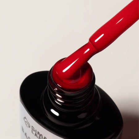 Nail varnish gel, single -phase, 8 ml, LED/UV, red (06)-2