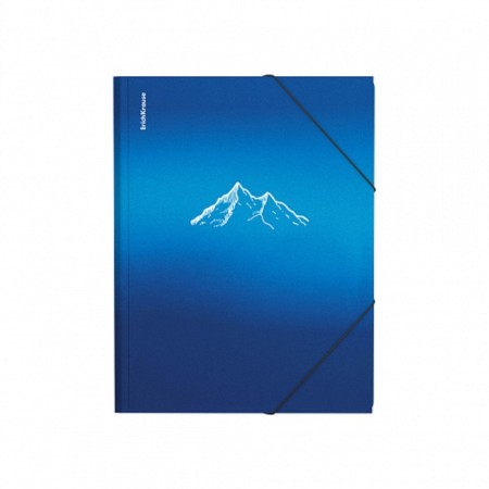 A4 elastic band, 600 μm, Erichkrause "Ice Metallic Mountain", texture "Sand", mix-2