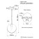 Suspended lamp Citilux "Tommy" CL102620, 20x20x34 cm, 1x40W, E14, gray color gray