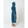 Male dressing gown with a hood, size 56, emerald color