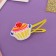 Shirley hair set (2 elastic bands 5 cm, 4 invisible 5.5 cm) bee, yellow