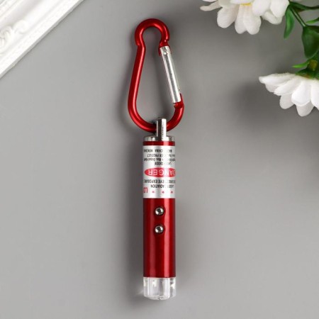 Flashlight+laser 3 metallic mode MIX 6x1x1 cm-1