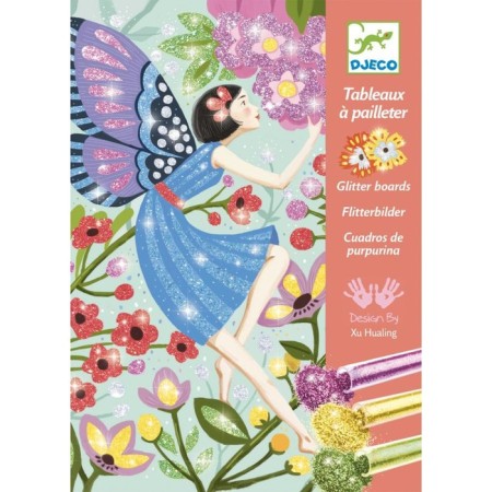Set for decorating with sparkles Djeco "Flemes"