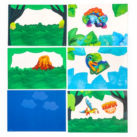 Dinozarva volumetric application, a set for creativity-2