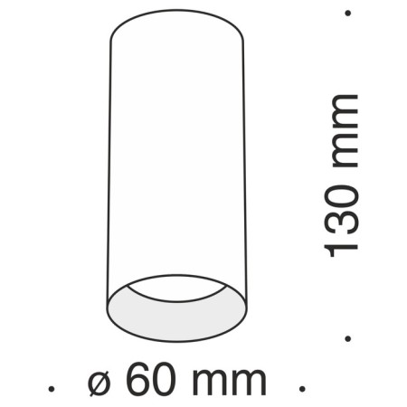 Technical C010CL-01RG, GU10, 1x50 W, 60x60x130 mm, pink gold-2