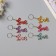 Browler plastic for metal "Love inscription with heart" MIX 3x4.7 cm
