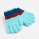 Children's gloves minku colored, col. Blue, 15 rr (15 cm)