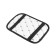 A rug for a armrest 28 × 20 cm, black