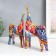 Souvenir Polystone "Koni" graffiti set 2 pcs 14x5x21.5; 6x16.3x26.5 cm
