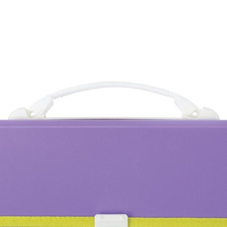 A4 Portfire folder 13 POSTDD BRAUBERG JOY (330x245x35 mm), with edging, label index, purple-3