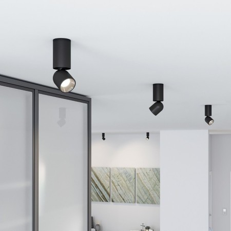 LED LED LED Elektrostandard, Spot, 55x55x157 mm, 8W, LED, 835LM, 4000K, black color black-3