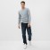 The male sweatshirt was launched, the color is light gray, size 54