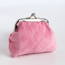 Women's wallet on the farmar, pink color