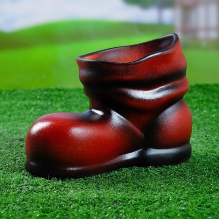 Figure Kashpo "Boot" Red (14x20cm)-1