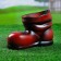 Figure Kashpo "Boot" Red (14x20cm)
