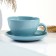 Tea couple "Gift" 0.3l / 16cm, blues