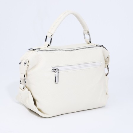 Board-suction with zipper, external pocket, long belt, white color-1