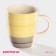 Mug ceramic shade "Bun", 360 ml, yellow color