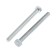 Bolt "Tundra Krep", with a hexagonal head, galvanized, Din933, M6x70 mm, 1 kg